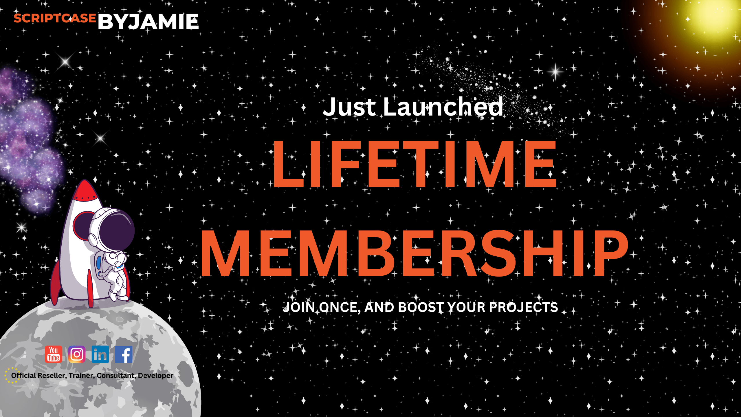 Introducing Lifetime Membership: Infinite Learning with ScriptcaseByJamie